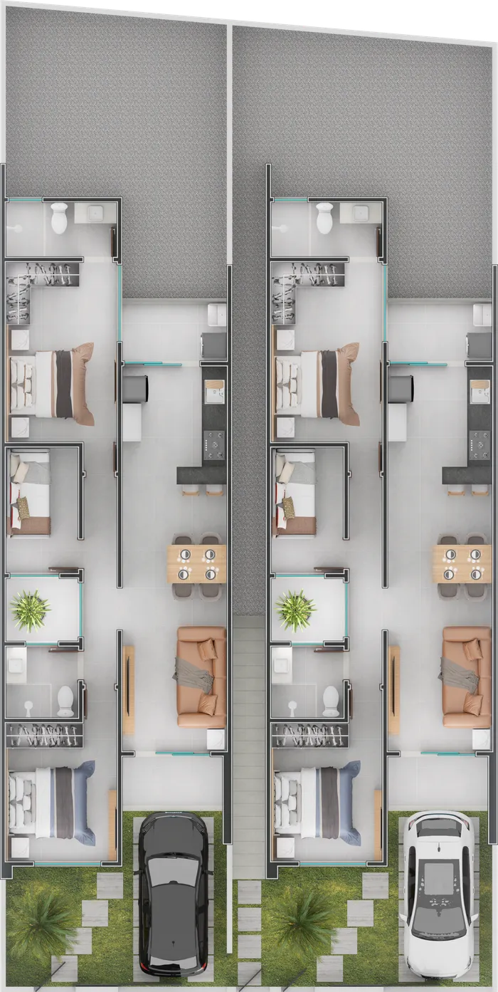 Casa Linear 03 Quartos – Alta Ville — imagem 5